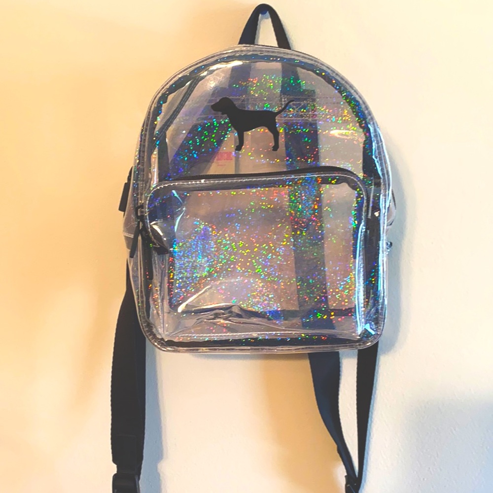 PINK Victoria’s Secret | Clear Sparkly Backpack